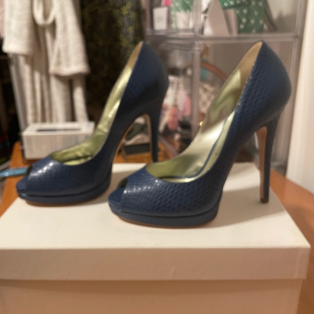 Casadei Peep-toe Pumps